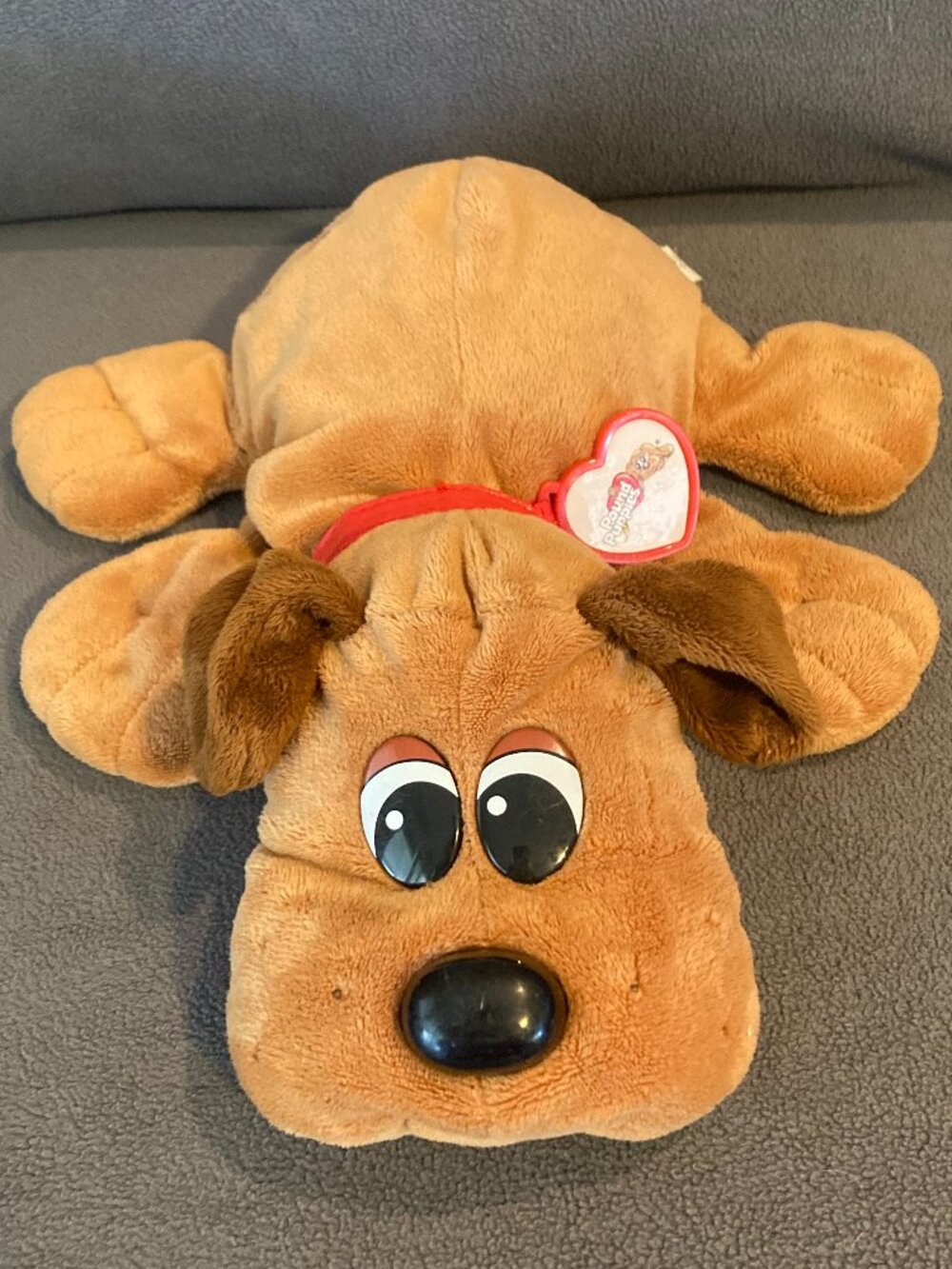 Vintage 2007 Brown Pound Puppies 12" Plush